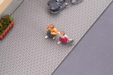 Faller 180744 - H0 - Bastelplatte Gehweg, dunkelgrau